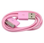2 Meter - Datakabel til iPhone/iPod (Pink)